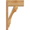 Ekena Millwork Olympic Block Rough Sawn Outlooker, Western Red Cedar, 8"W x 18"D x 30"H OUT08X18X30OLY05RWR - alternate 4